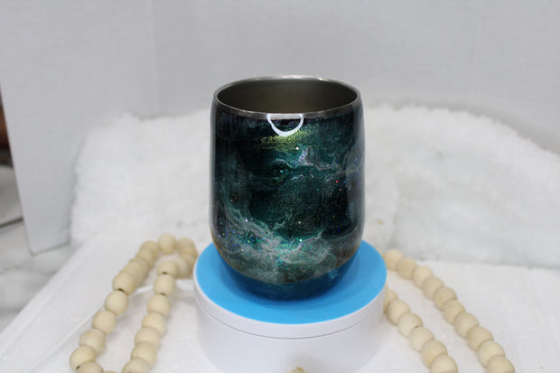 Wine glass 15 ounce stemless we call (Emerald)
