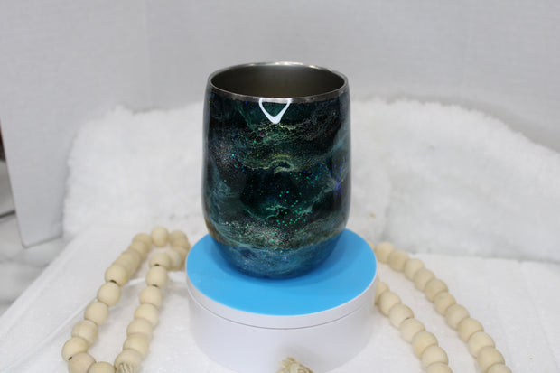 Wine glass 15 ounce stemless we call (Emerald)