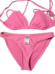 Bikini pink matching top size 7-9 and bottoms Size 3-5