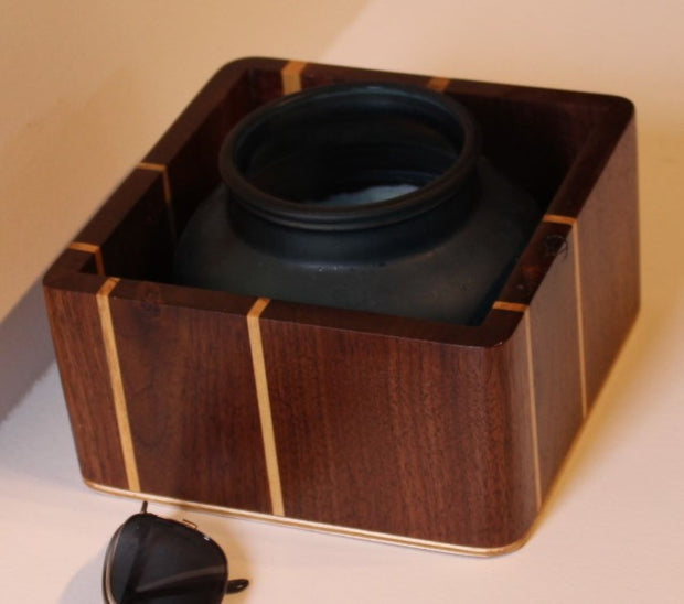 Planter for house plants made Vertical from Walnut (SOLD)