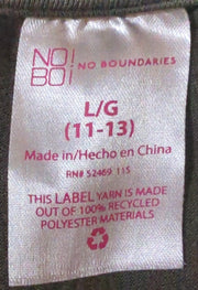 Shirt short sleeve with tie string green No Boundaries LG (11-13)