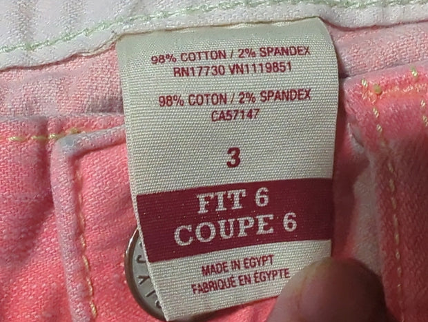 Short Shorts faded pink and white size 3 by Mossimo Supply Co