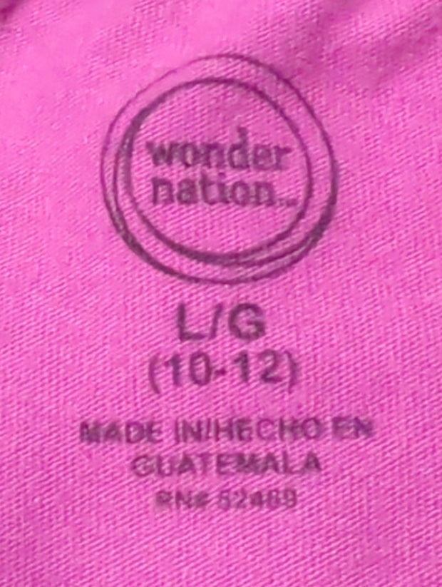 T-shirt children's girls (10-12) Pink Wonder Nation