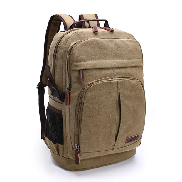 Large Capacity | Canvas Bag | Unisex | Backpack | Laptop bag