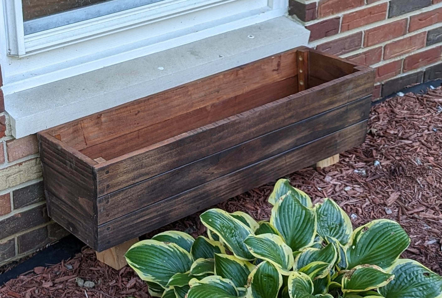 Planter Window Box 43 inches long for under window or for your porch or deck