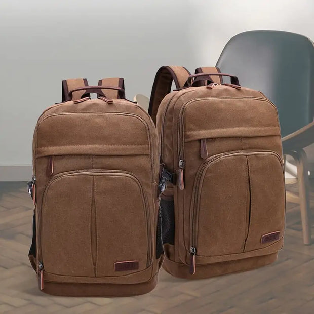 Large Capacity | Canvas Bag | Unisex | Backpack | Laptop bag